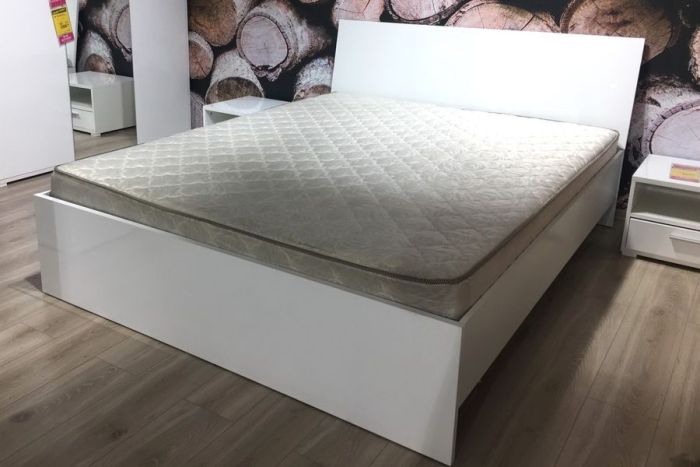 001 Міріна Спальня Ліжко MW1600 (White)