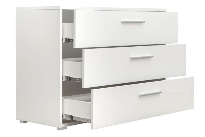 003 Міріна Спальня Комод 3-шухляди (White)