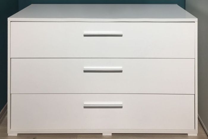 003 Міріна Спальня Комод 3-шухляди (White)