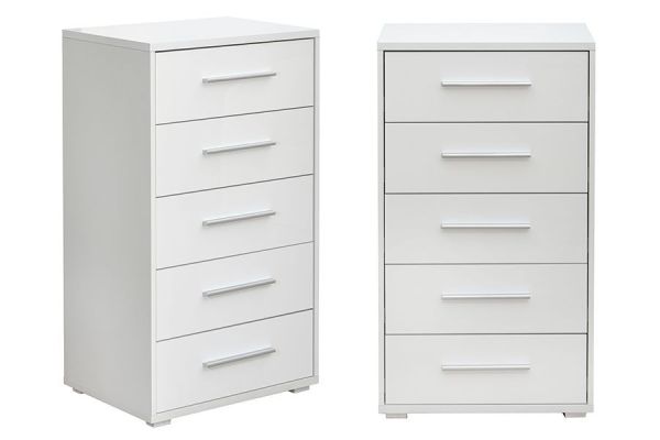 004 Міріна Спальня Комод 5-шухляди (White)