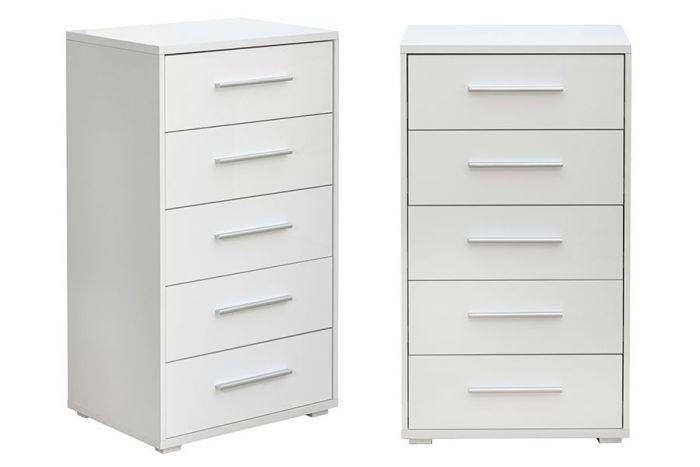 004 Міріна Спальня Комод 5-шухляди (White)