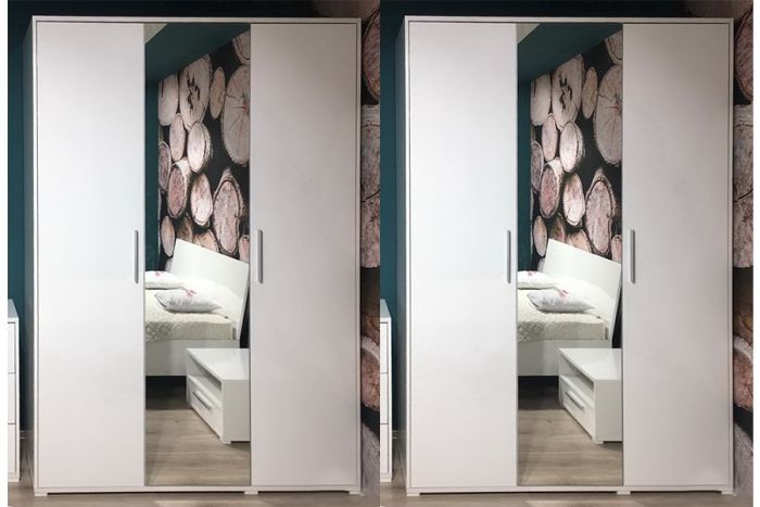 005 Міріна Спальня Гардероб 3-дверний (White)