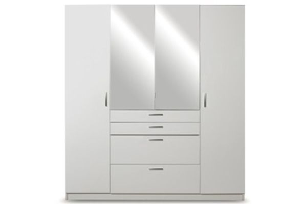 012 Гамбург Шафа 4-дверна (White)