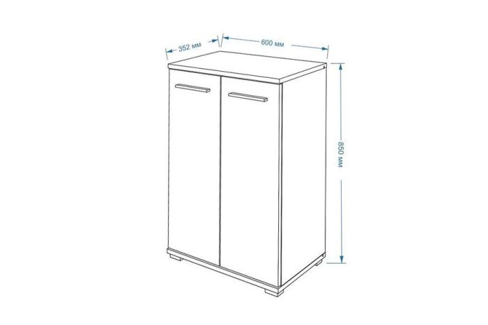 019 Крістіан Комод 600 (White)