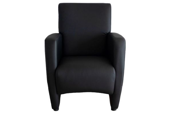 037_1 Сінді Крісло Білий/Чорний