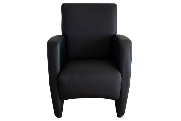 037_1 Сінді Крісло Білий/Чорний