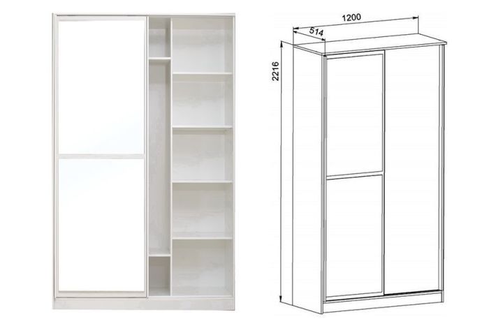 006_1 Аледо Шафа-купе 1200 (White)