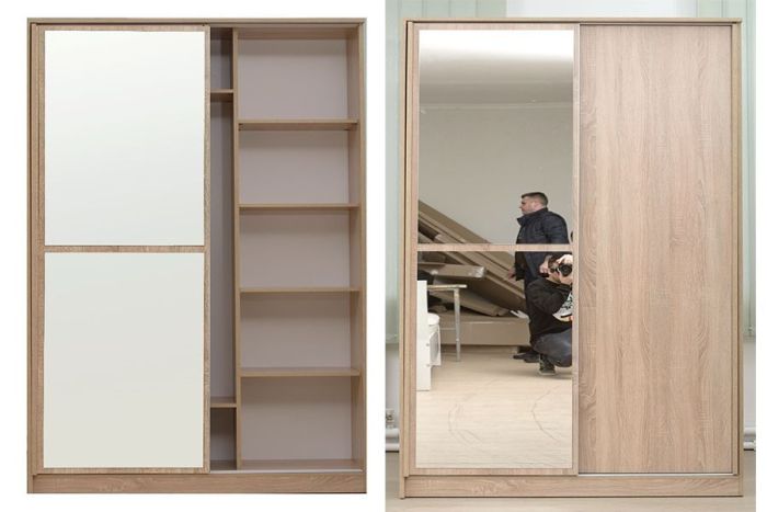 007_2 Аледо Шафа-купе 1800 (Oak Sonomo)